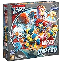 X-Men, Marvel United Board Game with Cards and Collectible Hero Villain Figurines Party Fun Movie Challenge, for Kids & Adults Aged 14 and up