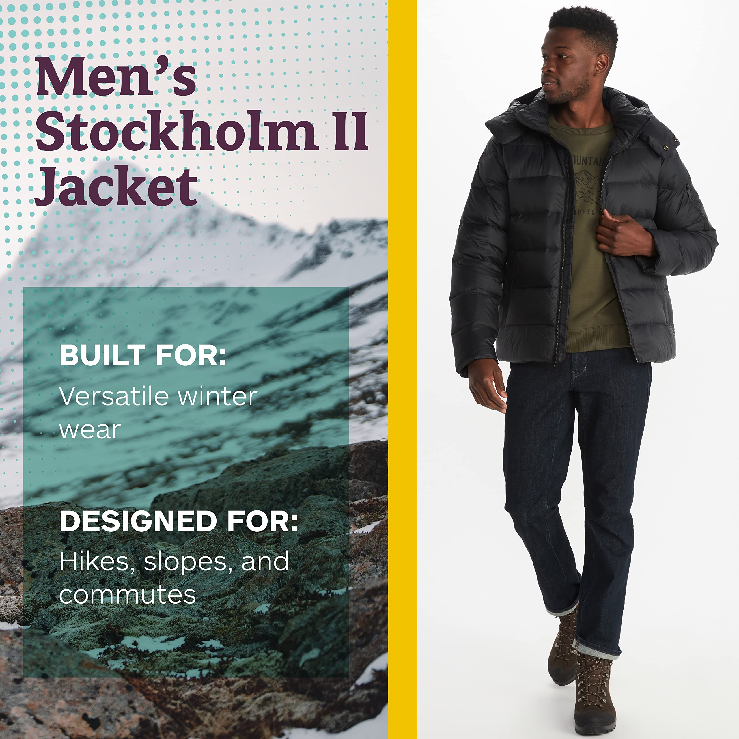 MARMOT Men’s Stockholm Down Puffer Jacket II, Fill Power 700