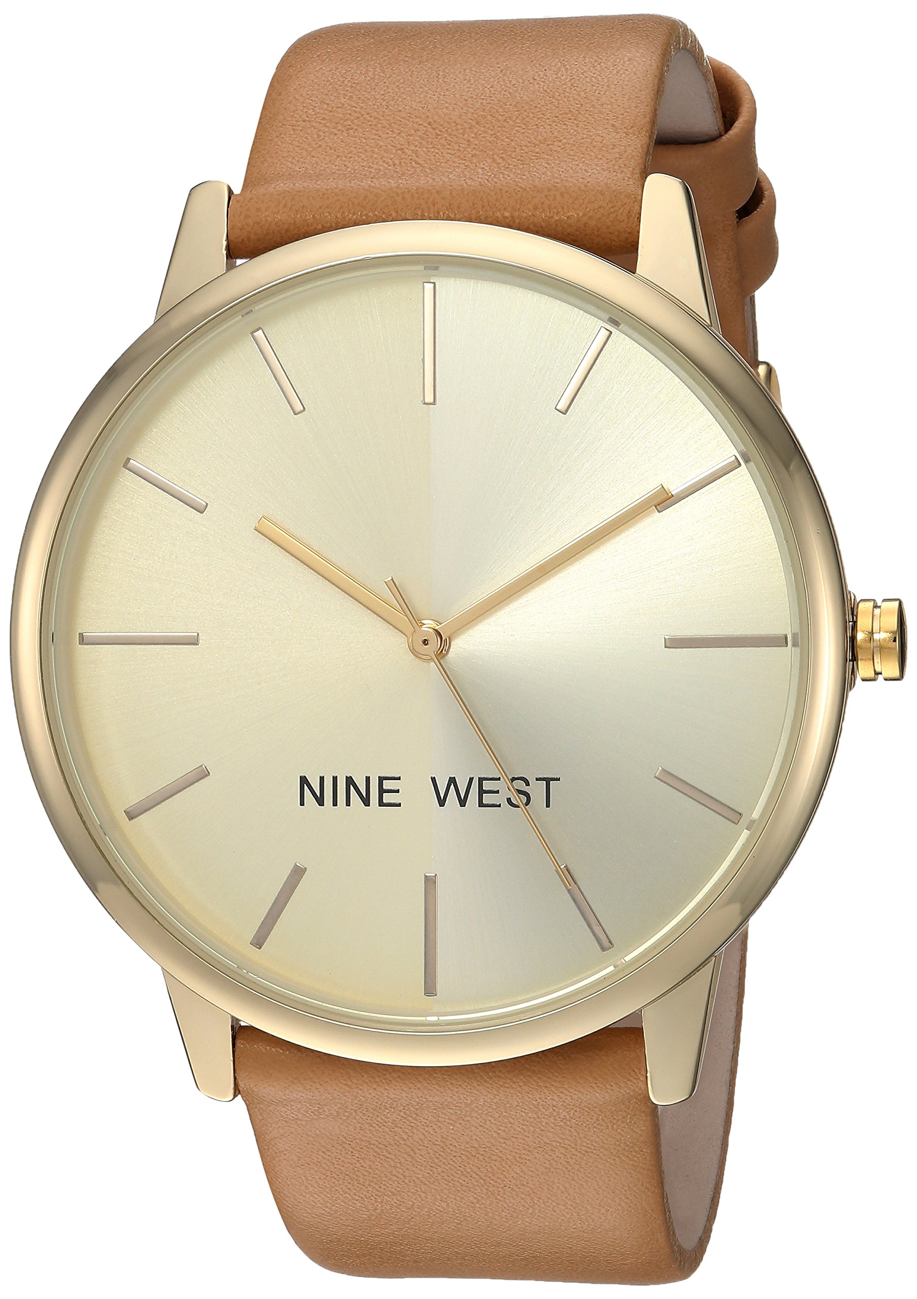 Nine West Women's Gold-Tone Strap Watch