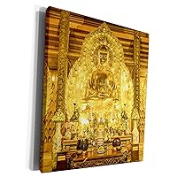 3dRose Gold Buddha, Bai Dinh, Ninh Binh, near Hanoi,... - Museum Grade Canvas Wrap (cw_226099_1)
