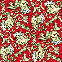 Patterned Christmas #34 Paisley Craft Cutter Vinyl Red Outdoor Vinyl 12