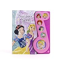 Disney Princess Cinderella, Rapunzel, Snow White, and More! Once Upon a Time Little Music Note Sound Book - Play-a-Song - PI Kids