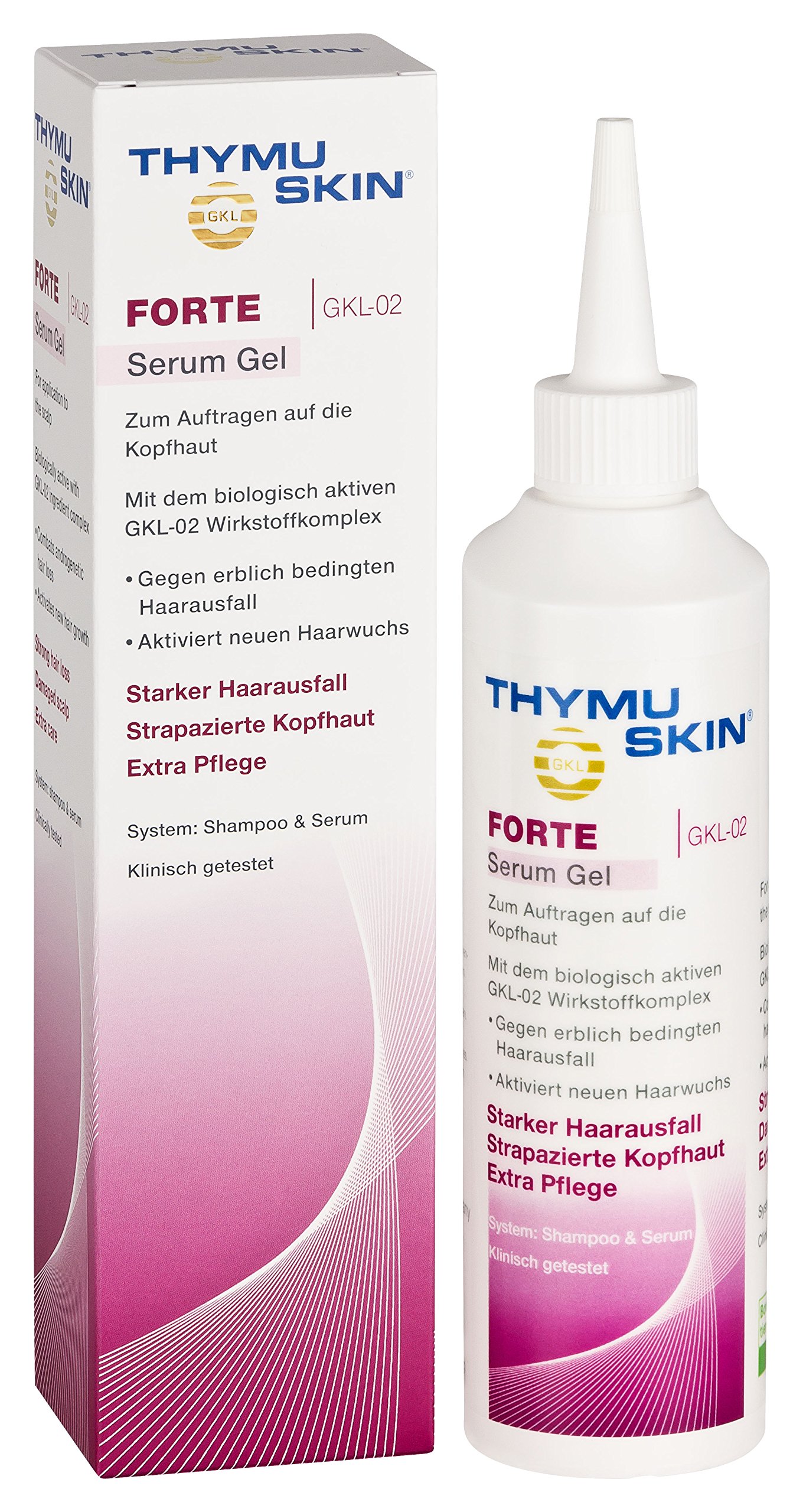 THYMUSKIN Forte Serum (Step #2) for Scalp Therapy for Very Strong Thinning and Hair Loss to Nourishing, Reinforcement, and Strengthening Hair. Hair Condition: Intensive Treatment Due to Damaged & EX