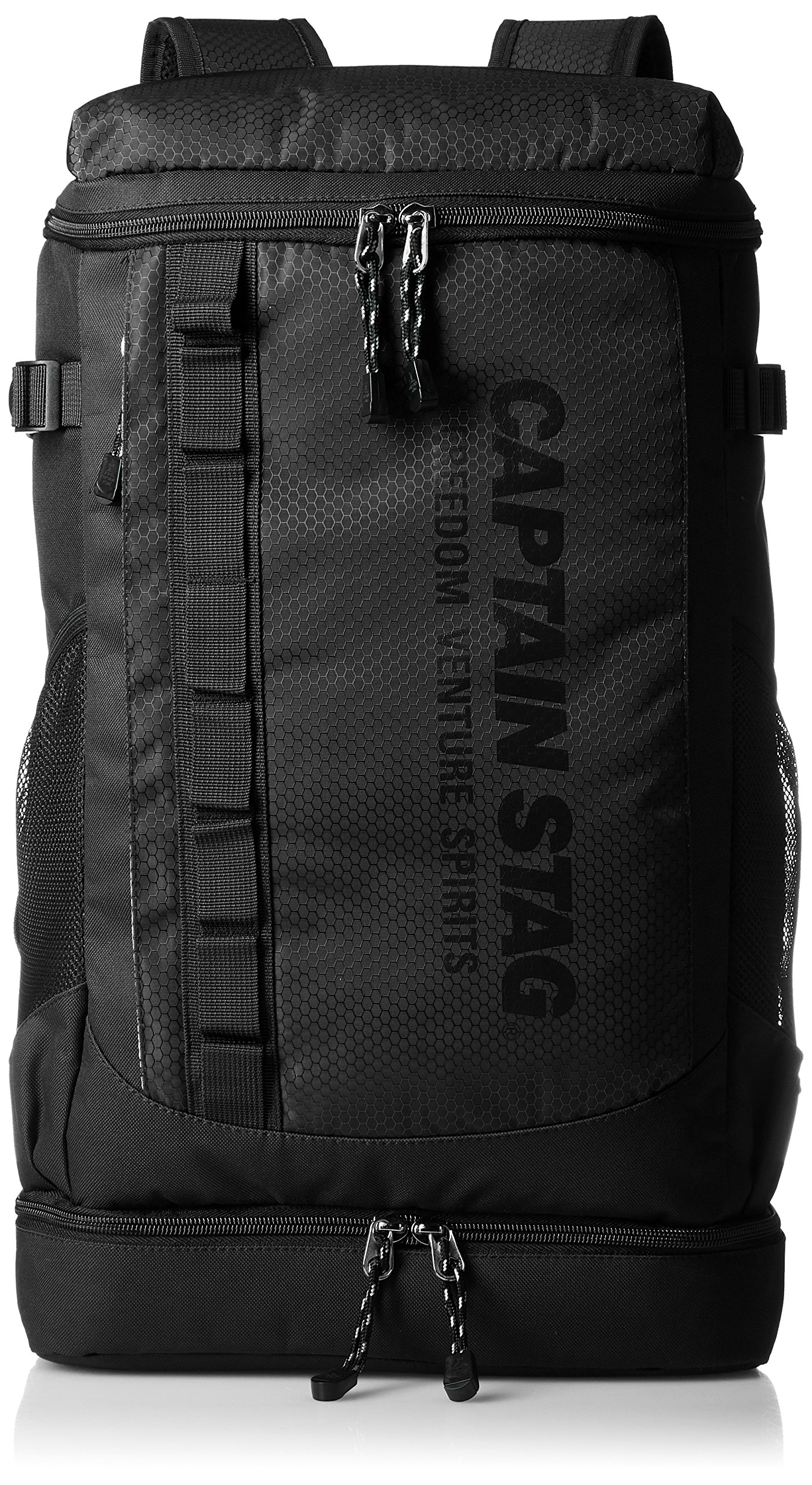 キャプテンスタッグ(CAPTAIN STAG) Men's Backpack, Black (Black 19-3911tcx)