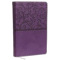 NKJV, Deluxe Gift Bible, Leathersoft, Purple, Red Letter, Comfort Print: Holy Bible, New King James Version NKJV, Deluxe Gift Bible, Leathersoft, Purple, Red Letter, Comfort Print: Holy Bible, New King James Version Imitation Leather
