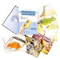 Animal Memory Card Game from The Makers of Language Builder with Real Photo Images