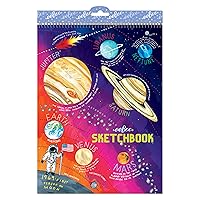 eeBoo: Solar System Sketchbook/60 Pages, Multicolor, Inspires Artists of All Ages, Allows Doodling, Coloring, Sketching, or Creative Artwork, Perfect for Children of All Ages