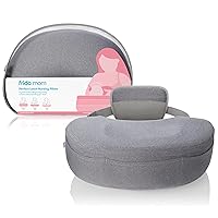 Frida Mom Nursing Pillow, Adjustable Breastfeeding Pillow for Mom & Baby Comfort with Back Support, Customizable Wrap Around Waist Strap, and Pockets for Heat Relief