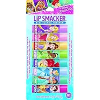 Disney Princess Party Pack - 8 Moisturizing Lip Balms, Fun Flavors, Hydrating & Protecting - Cruelty-Free- Disney Princess Party Pack