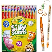 Crayola Silly Scents Twistables, Scented Crayons & Colored Pencils, School Supplies, 72 Count [Amazon Exclusive]