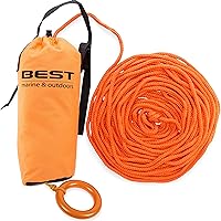 Best Marine and Outdoors Bag Rescue Rope. Device for Kayaking, Boating & Ice Fishing. Marine Grade Line, Kayak & Boat Emergency. Water Rescue Safety Equipment. 70 Feet