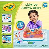 Crayola Light Up Activity Board, Sensory Toy for Toddlers & Kids, Light Box, Light Up Coloring Board, Toys & Gifts for Kids, 3+