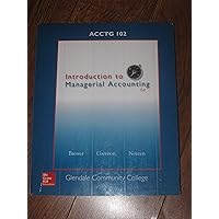 Introduction to Managerial Accounting Introduction to Managerial Accounting Paperback Hardcover