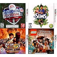 Madden NFL/The Sims/ Lego Pirates/Super Street Fighter IV 3DS 4-Pack