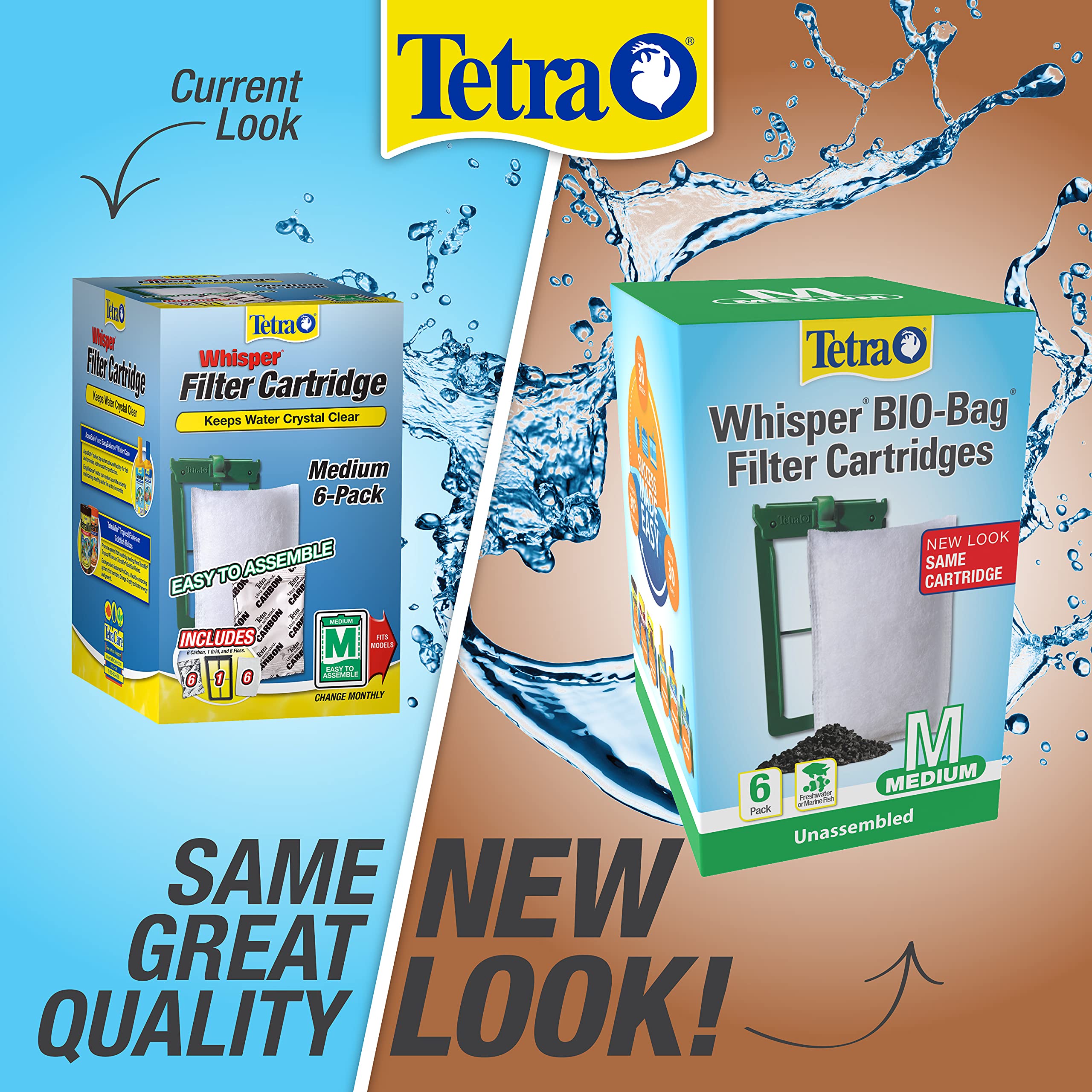 Tetra Whisper Bio-Bag Filter Cartridges for Aquarium Filtration, X-Small,  Pack of 4 | Petco