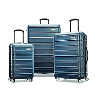 Samsonite Omni 2 Hardside Expandable Luggage with Spinners, Nova Teal, 3-Piece Set (CO/MED/LG)