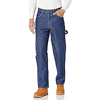 Bulwark Men's Flame Resistant 14.75 Ounce Pre-Washed Denim Dungaree