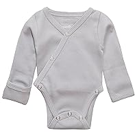 L'ovedbaby Unisex Baby Organic Cotton Kimono Bodysuit