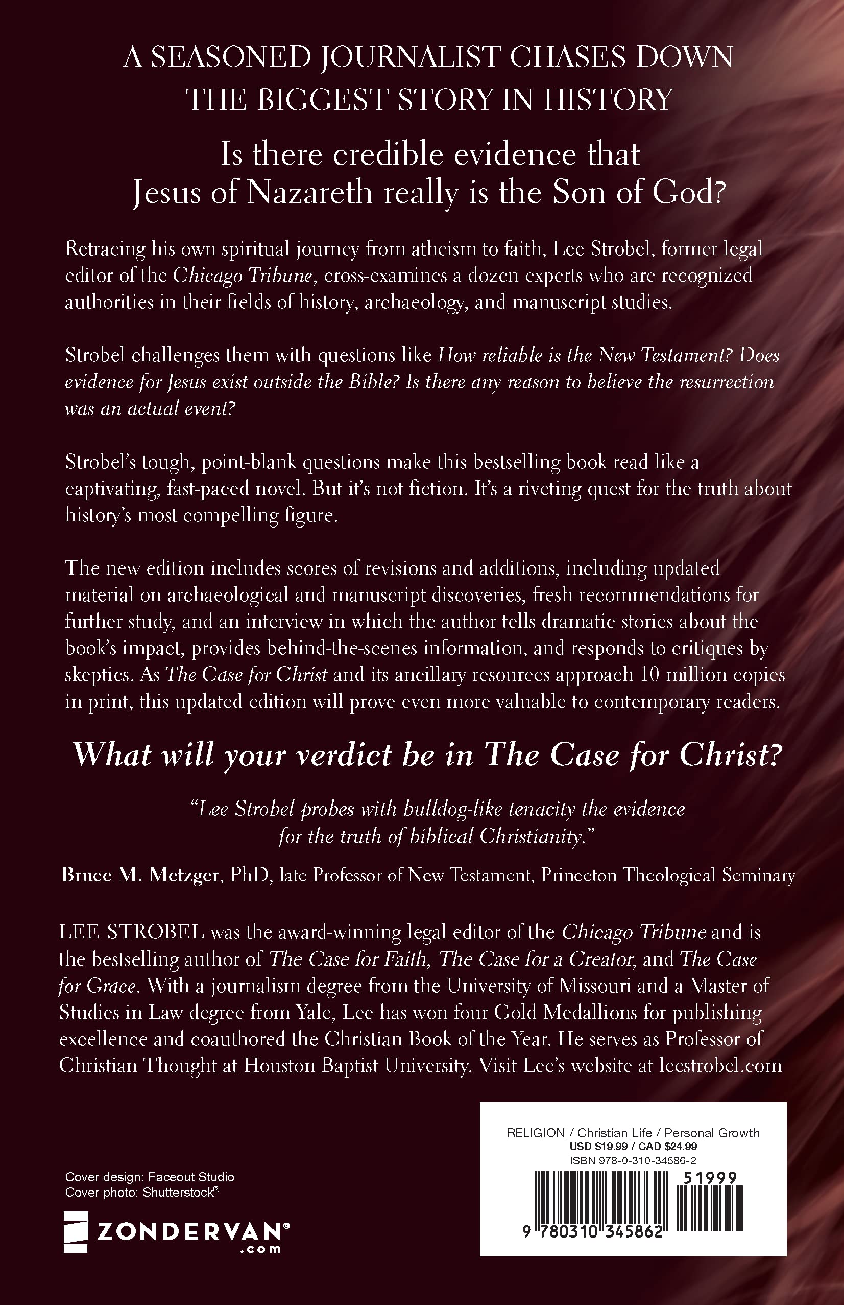 The Case for Christ: A Journalist's Personal Investigation of the Evidence for Jesus (Case for ... Series)
