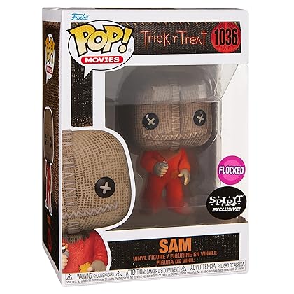 Funko Spirit Halloween Trick 'r Treat Sam with Razor Flocked POP! Figure | Horror Collectible