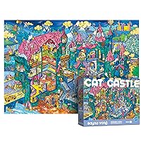 Antelope - 1000 Piece Puzzle for Adults, Cat Castle Jigsaw Puzzles 1000 Pieces, High Resolution, Matte Finish, Smooth Edging, No Dust Creative Artistic Puzzle