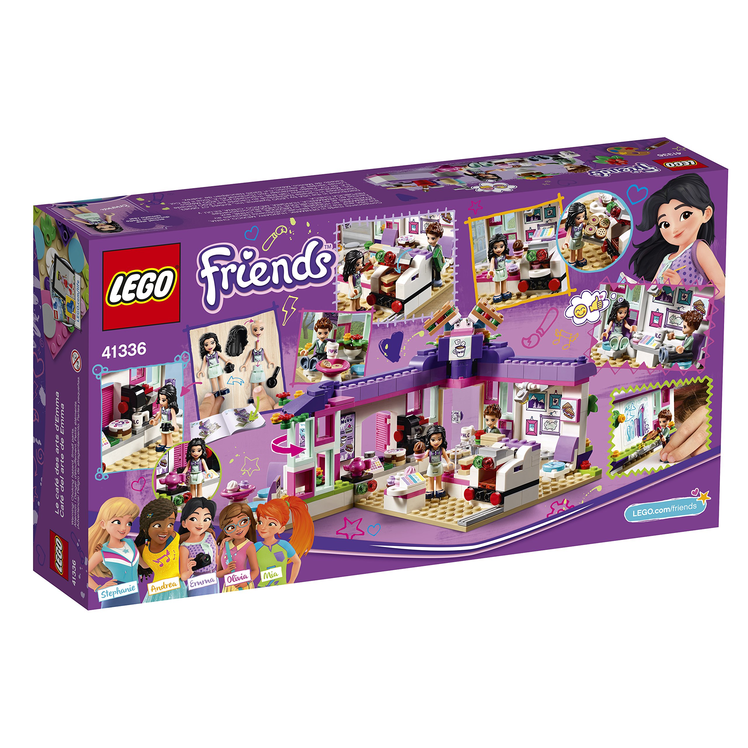 LEGO Friends Emma’s Art Café 41336 Building Set (378 Pieces)