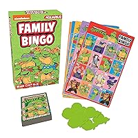 AQUARIUS Teenage Mutant Ninja Turtles Bingo Game - Fun Family Party Game for Kids, Teens and Adults - Entertaining Family Game Night Gift - Officially Licensed TMNT Merchandise - Ages 6 and Up