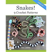 Snakes!: 9 Crochet Patterns (Tiger Road Crafts) Snakes!: 9 Crochet Patterns (Tiger Road Crafts) Kindle Paperback