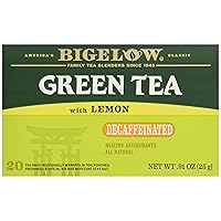 Bigelow Tea Green Tea with Lemon, Decaf, 20 ct