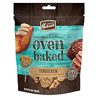 Merrick Oven Baked Natural And Crunchy Bag Of Treats, Turducken Recipe With Real Turkey, Duck, And Chicken - 11 oz. Bag