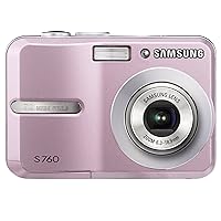 Samsung S760 7MP Digital Camera with 3x Optical Zoom (Pink) Includes Camera Bag