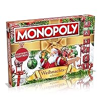 Winning Moves - Monopoly - Weihnachtsedition - Mit Schneemann, Rentier und weiteren Figuren - Alter 8+ - Deutsch