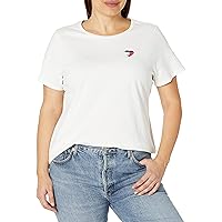 Tommy Hilfiger Women's Plus Soft Casual Short Sleeve T-Shirt