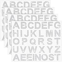 Alphabet Number Stickers - 996 Pcs 12 Sheets Holographic Glitter Colorful  Self Adhesive Capital Small Letters ABC Stickers for Crafts Scrapbook Water
