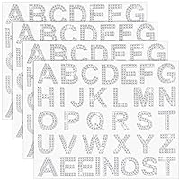 1300 Pieces Small Foam Letters Stickers for Crafts, 50 Sets of 0.87  Self-Adhesive A-Z Alphabet Letters (6 Assorted Colors) 