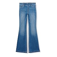 SPANX Women's High-Rise Flared Stretch-Denim Jeans
