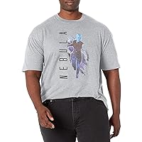 Marvel Big & Tall Nebula Painted Men's Tops Short Sleeve Tee Shirt