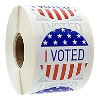 I Voted Stickers / 500 Patriotic Voting Election Stickers / 2