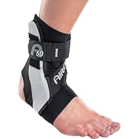 A60 Ankle Support Brace, Right Foot, Black, Medium (Shoe Size: Men's 7.5-11.5 / Women's 9-13)