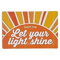 Christian Art Gifts Colorful Inspirational Refrigerator Magnet for Men & Women: Let Your Light Shine