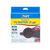 API FILSTAR XP FILTRATION FOAM 20 PPI Aquarium Canister Filter Filtration Pads 2-Count (723A)