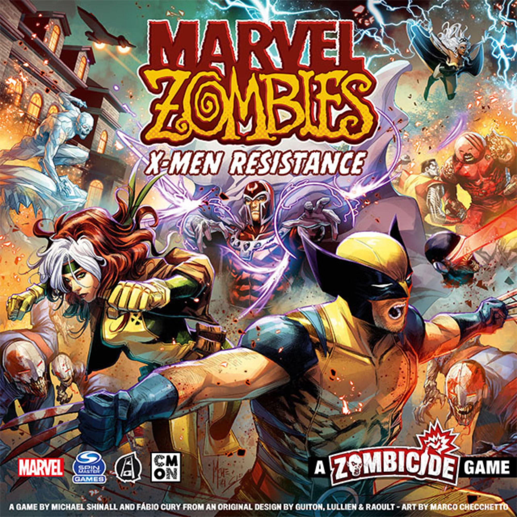 CMON Marvel Zombies X-Men Resistance (Core Box) - Strategy Board Game, Cooperative Game for Kids and Adults, Zombie Board Game, Ages 14+, 1-6 Players, 90 Minute Playtime, Made