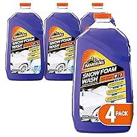 Car Wash Snow Foam Formula, Cleaning Concentrate Soap for Cars, Truck, and Motorcycles, 50 Fl Oz (Pack of 4)