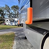 Corner Protectors, Soft Foam Edge Cover, Corner Impact Safety, RV Slideout Sharp Edge Cover, Peace of Mind for Active Children, 1 Set Covers Both Ends of Slideout, Inexpensive Safety, Orange