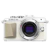 Olympus E-PL7 16MP Mirrorless Digital Camera with 3-Inch LCD (White) - International Version