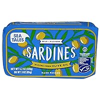 Sea Tales Sardines in Olive Oil, 4.2 OZ