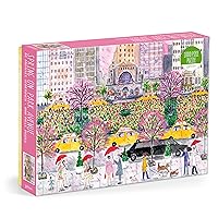 Galison Michael Storrings 1000 Piece Spring on Park Avenue New York City Jigsaw Puzzle for Adults, Vibrant Challenging Puzzle with NYC's famed Park Avenue Scene, Multicolor, 1 EA