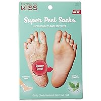 KISS Super Peel Socks-Naturally Exfoliates (1 PACK)