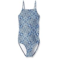 Seafolly Girls' High Neck Tank One Piece Swimsuit