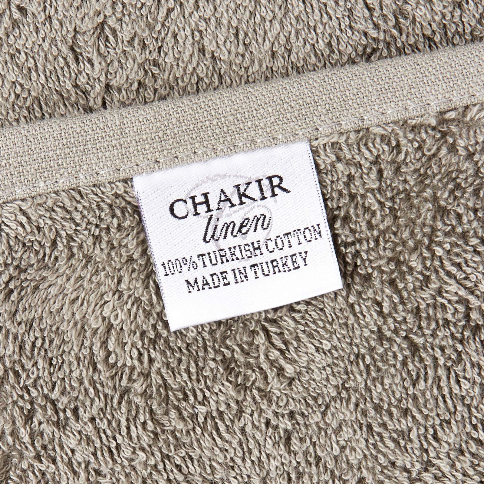 Chakir Turkish Linens Turkish Cotton Luxury Hotel & Spa Bath Towel, Bath Sheet - Set of 2, Gray